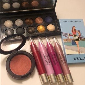 Sephora& Stilla palette. MAC Embering Rose